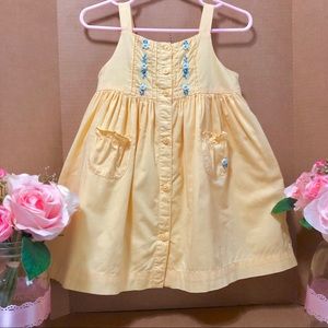 Janie And Jack 12M Hand Embroidered Dress